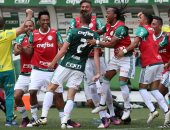 شاهد.. مهاجم مانشستر سيتى الجديد يقود بالميراس للتربع على عرش البرازيل