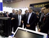 بالصور.. وزيرا الطيران والاتصالات يتفقدان معرض مصر للتكنولوجيا