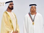 بالصور.. تكريم حبيب الصايغ كأول إماراتى ينتخب لرئاسة "الكتاب العرب"