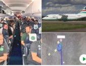 أول فيديو لحادث سقوط طائرة الفريق البرازيلى فى كولومبيا