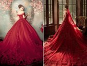 بالصور.. 3 أسباب مقنعة لاختيار فستان فرح "أحمر".. تقدرى تعمليها ؟