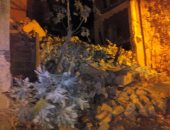 انهيار جزئى فى عقار بالإسكندرية يسبب تصدعات فى مبنى مجاور 