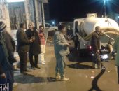 بالصور.. استمرار هطول الأمطار وانقطاع التيار الكهربائى عن بعض مراكز كفر الشيخ 