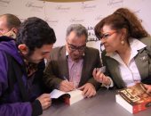 حفل توقيع رواية "رحلة الدم" للكاتب والإعلامى إبراهيم عيسى