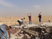  الجيزة تزيل 5 مخالفات بناء بهضبة الأهرام ورفع 1500 طن مخلفات هدم