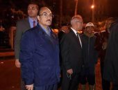 محافظ الاسكندرية ومدير الأمن يتابعا حالة الشوارع وتصريف مياه اﻷمطار ليلا