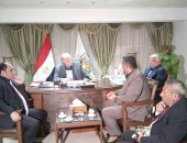 خالد فودة يستقبل رئيس إقليم القناة وسيناء الثقافى 