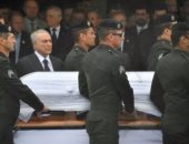 انطلاق مراسم جنازة ضحايا "شابيكوينسى" من المطار المحلى بالبرازيل 