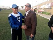 جلسة بين علاء نبيل وطلعت يوسف فى تدريب بتروجت 