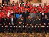 بالصور.. وزير الدفاع يكرم الأبطال الأوليمبيين من لاعبى جهاز الرياضة للقوات المسلحة