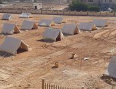 إنشاء معسكر للإيواء ضمن التدريب على مجابهة السيول والأزمات بطور سيناء