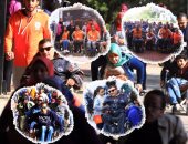 ماراثون مستخدمى الكراسى المتحركة بحضور غادة والى و وزير الشباب بمركز شباب الجزيرة