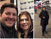 هانى شاكر يصطحب أسرته فى جولة بشوارع لندن