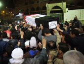 الداخلية تبث فيديو الجنازات العسكرية لشهداء الشرطة بانفجار الهرم