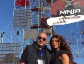 بالصور.. غادة عادل تحتفل ببدء برنامج ninja warrior مع المخرج مجدى الهوارى