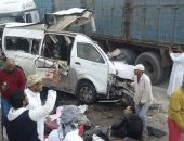 ارتفاع عدد ضحايا حادث صحراوى سوهاج إلى 9 وفيات و 8 مصابين 