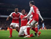 شاهد.. أرسنال يهزم ستوك سيتى بثلاثية بمشاركة رمضان صبحى