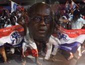 احتفالات فى غانا عقب فوز زعيم المعارضة بانتخابات الرئاسة