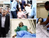 وزير التعليم العالي يزور مصابي حادث الكنيسة البطرسية بمستشفى الدمرداش