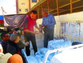 توزيع 750 كيلو سكر على مواطنى مدينة بيلا بكفر الشيخ