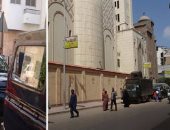 تعزيزات أمنية بمحيط دور العبادة بعد حادث تفجير كنيسة طنطا