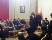 وفد من حزب المصريين الأحرار برئاسة عصام خليل يزور الكاتدرائية