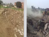 الجيزة تزيل 359 حالة تعدى على مساحة 12 فدان أرض زراعية 