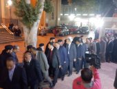 بالصور.. وفد جامعة الأزهر بقنا يقدم العزاء  للكنسية فى ضحايا "البطرسية"