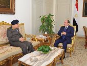 الرئيس السيسى يلتقى الفريق أول صدقى صبحى وزير الدفاع