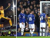 بالفيديو.. إيفرتون يخطف تعادلاً مثيراً من أرسنال فى الشوط الأول 