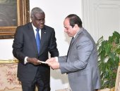 السيسى يتسلم رسالة من رئيس تشاد ويؤكد حرص مصر على دعم أشقائها الأفارقة