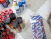 بالصور.. ضبط قطع غيار سيارات مخالفة بمحلين بحرفيين بورفؤاد