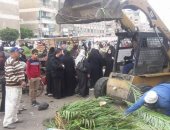 بالصور.. حملات أمنية موسعة على الإشغالات بأحياء بورسعيد