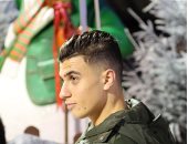 بالصور.. كريم حافظ يشارك جماهير لانس الفرنسى احتفالات الكريسماس