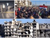 إجلاء المدنيين المحاصرين فى حلب السورية بعد اتفاق المعارضة والأسد