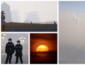 ضباب دخانى كثيف يضرب الصين