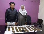 بالصور.. حبس تاجر مخدرات وابنه لترويجهما 30 طربة حشيش بالخانكة