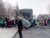 بالفيديو.. تناثر أشلاء بشرية بمحيط انفجار حافلة بمدينة قيصرية التركية