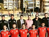منتخب الشاطئية فى القاهرة بعد احتلال المركز الخامس بكأس القارات