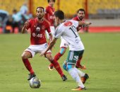 بالفيديو .. العارضة تحرم المصرى من هدف التعادل أمام الأهلى 