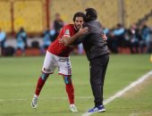 الأهلى والمصرى.. الأحمر ينهى الشوط الأول متقدماً بهدف "مروان"