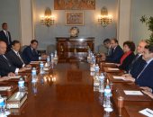 سامح شكرى يلتقى رؤساء اللجان المتصلة بعمل السياسة الخارجية بمجلس النواب