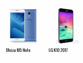 بالمواصفات.. أبرز الفروق بين هاتفى Meizu M5 Note وLG K10
