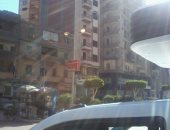 قارئ يرصد أعمدة منارة صباحاً فى ميت غمر بالدقهلية 