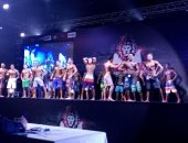 بالصور.. منافسات شرسة فى اليوم الأول ببطولة كمال الأجسام الدولية