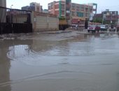 أمطار غزيرة على شمالى كفر الشيخ وانقطاع التيار الكهربائى