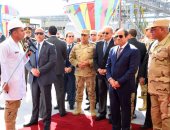 بالصور.. السيسي للمصريين: "انتو شعب أصيل وتحمل كثيرا.. ونفسى أعملكم كل حاجة حلوة"