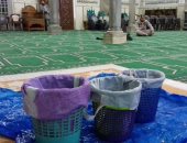 بالصور.. شكاوى من تسرب مياه الأمطار لمسجد "إنجى هانم" الأثرى بالإسكندرية