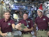 بالفيديو.. طاقم المحطة الدولية يحتفلون بالكريسماس من الفضاء