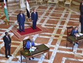 السيسي ورئيس جيبوتى يشهدان توقيع 7 اتفاقيات